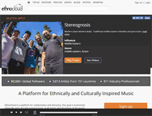 Tablet Screenshot of ethnocloud.com